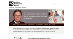 Desktop Screenshot of addisonresourcesgroup.com
